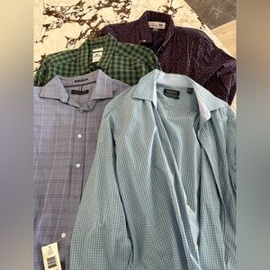 Four Men's Dress Shirts
